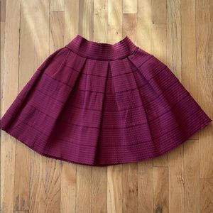 Burgundy Skirt